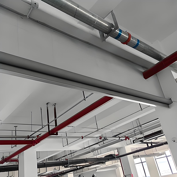 防火布海北挡烟垂壁