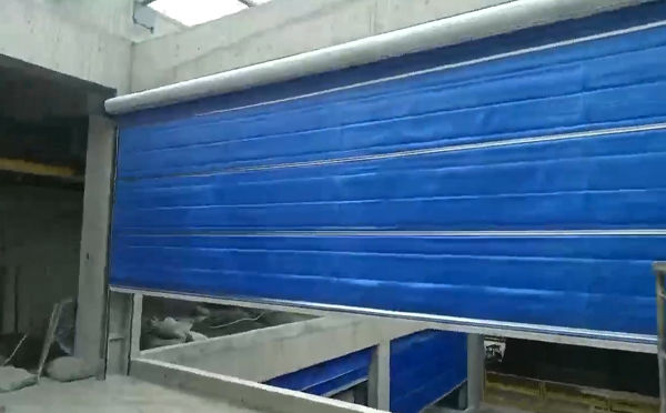 大型物流园区完成海北防火门整体安装工程